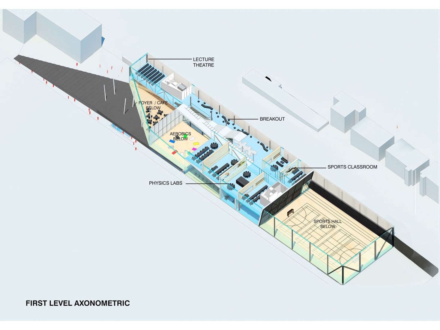 布莱顿学院科学与体育学院大楼丨英国丨大都会建筑事务所（OMA）-85