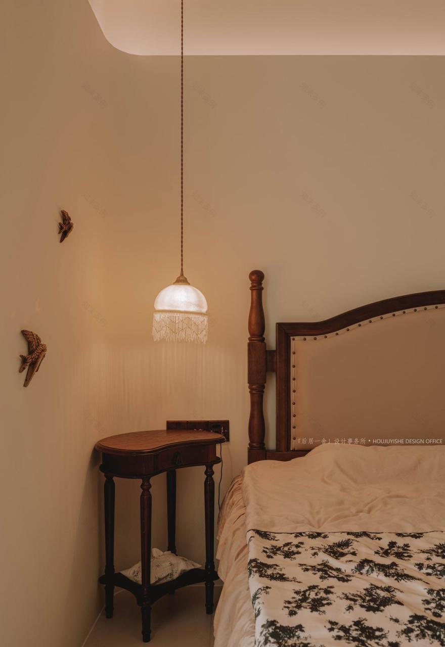 复古风情家居设计丨中山设计-71