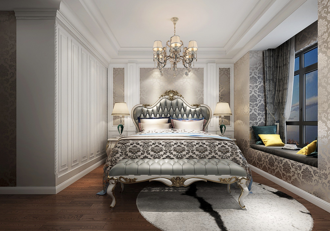 斐常壹号主卧 | 简约时尚的设计美学-9