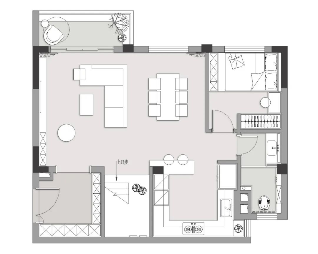 万科·江上明月简约原木风设计丨中国重庆丨重庆素说设计-14