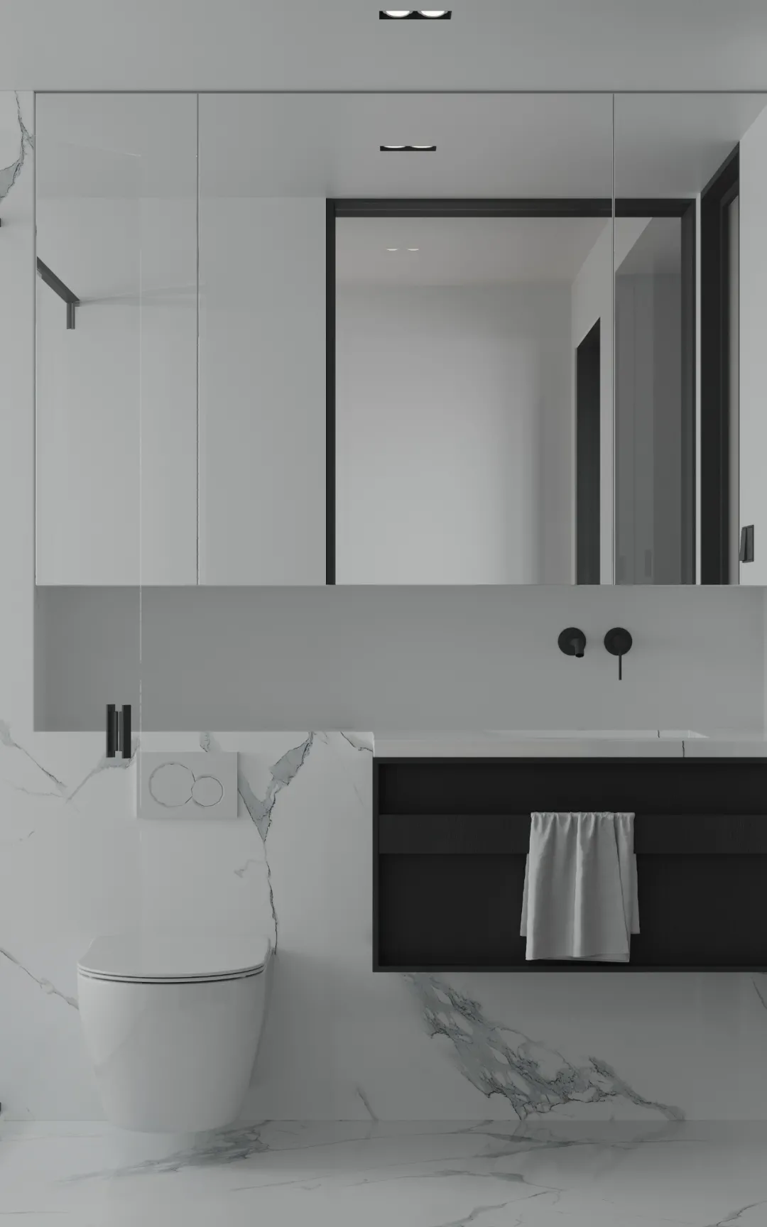 黑白象限 · 深圳光明星河天地 240㎡低奢经典家居设计丨中国深圳-61