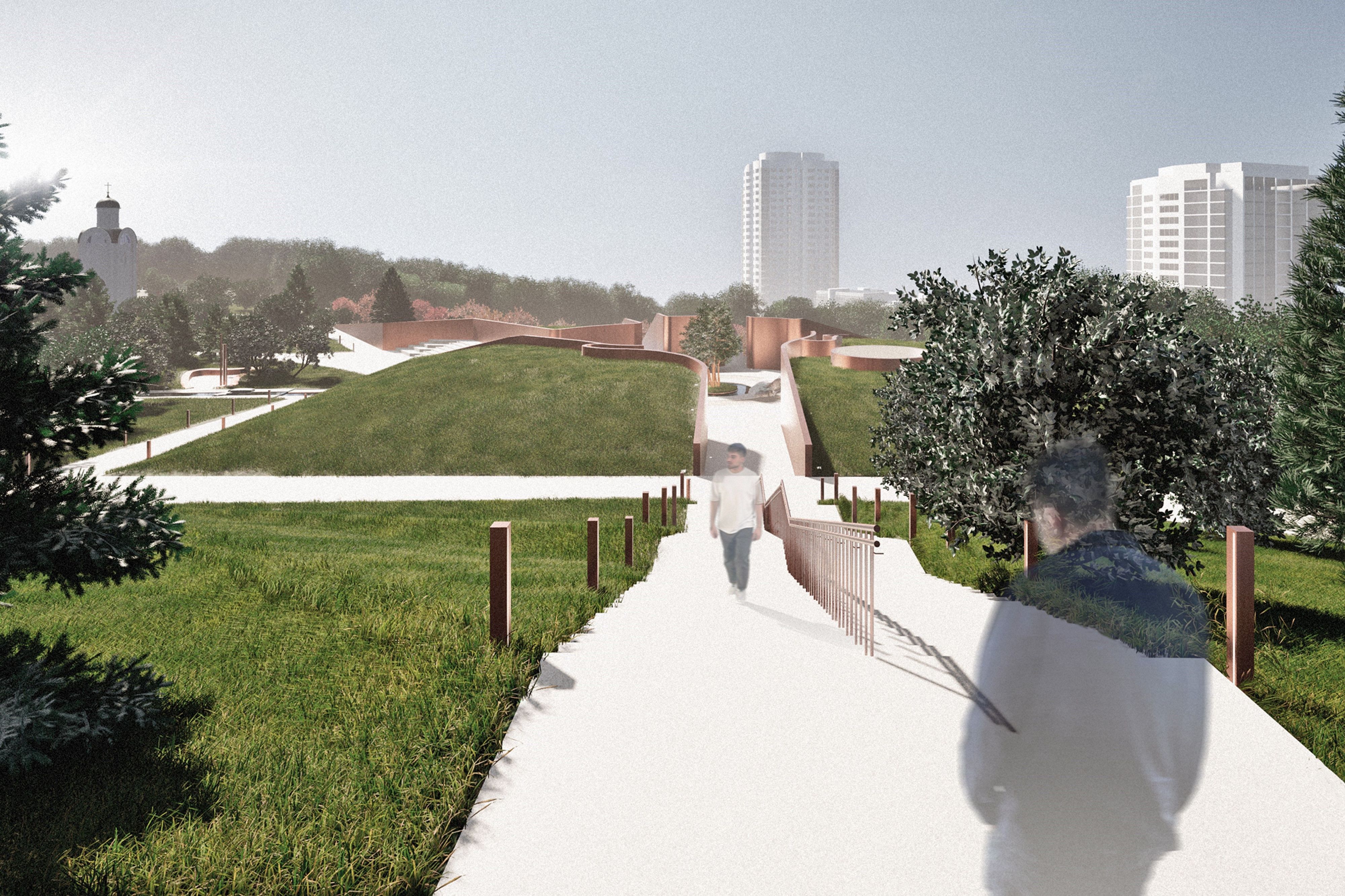 Чебоксары市“Победа”纪念公园纪念建筑及景观设计竞赛项目丨俄罗斯-94