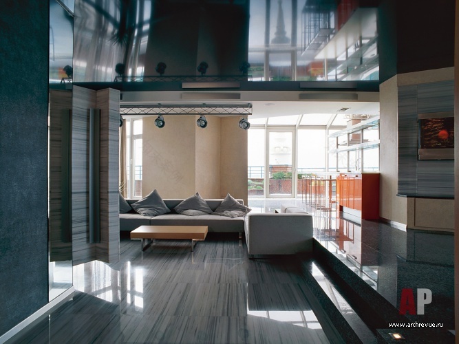 三层高科技风格 penthouse 室内设计丨Серебряная Мария,Макушев Сергей-8