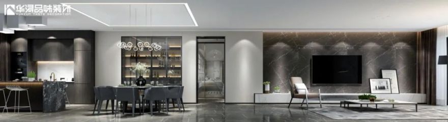 300m²现代简约家居,寻求相同中的多样与丰富-0