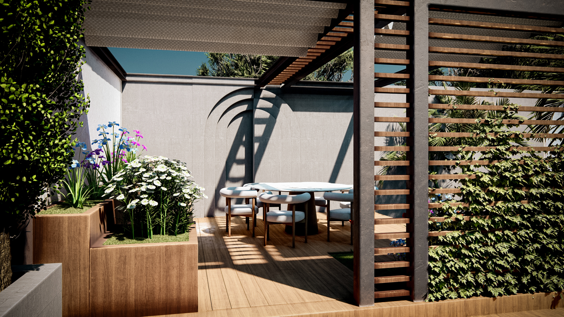 别墅后院设计-9