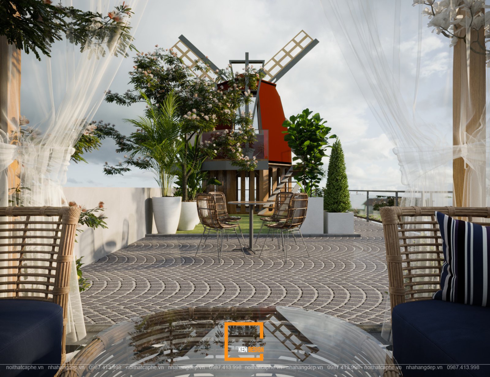 Windmills Coffee and Tea咖啡馆室内设计丨越南丨KenDesign-54