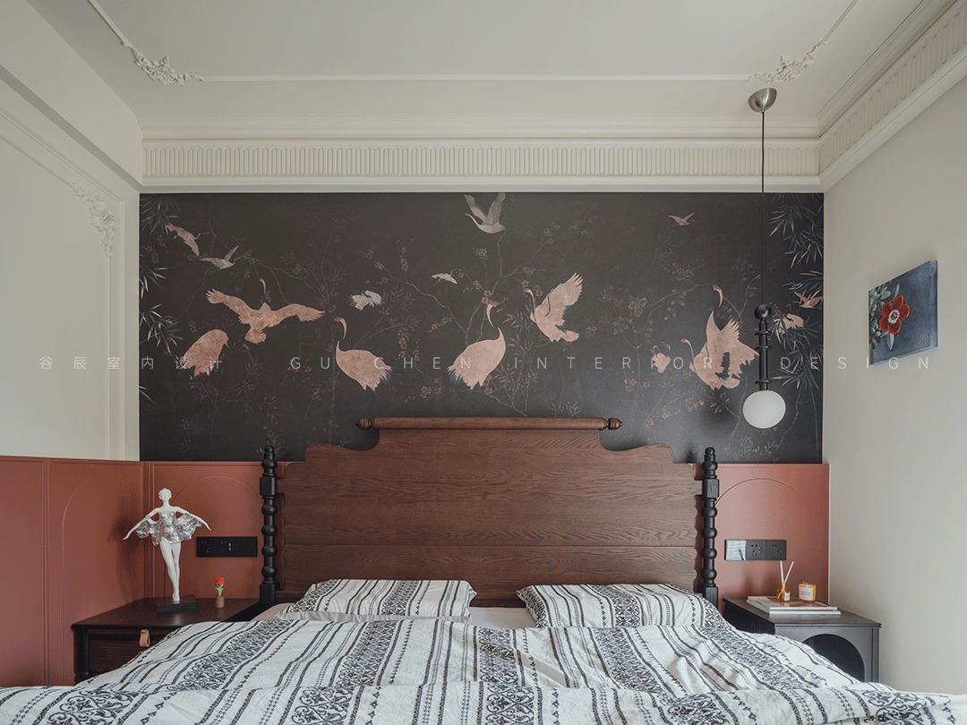 安徽黄山玉屏齐云府复古风家装设计丨中国黄山丨谷辰设计-17