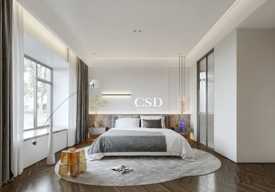 蓝色诗意 · 长沙清风徐来的简约奢华住宅丨中国长沙丨香港CSD设计事务所-26