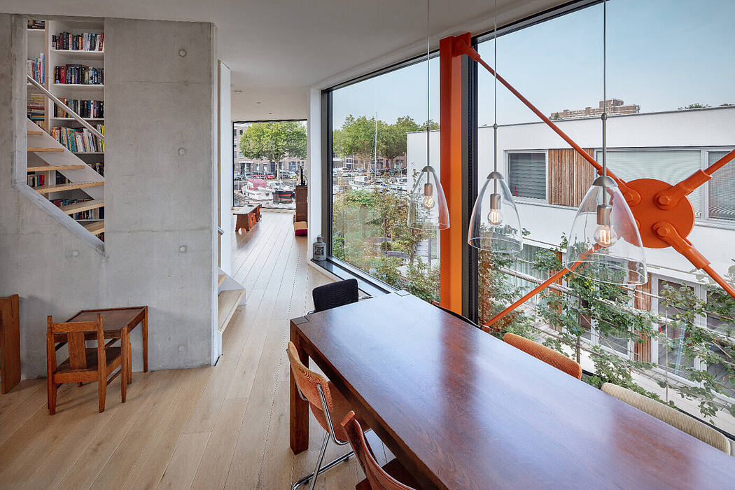 史基达姆城中心“动态绿意”别墅-4