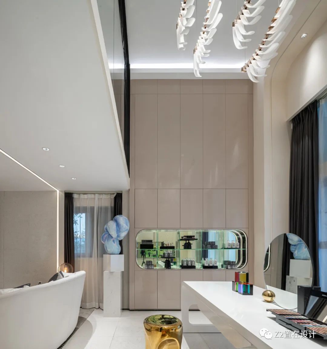 兰州铂悦花园 LOFT | 奶茶色温柔空间,优雅美妆博主生活-26