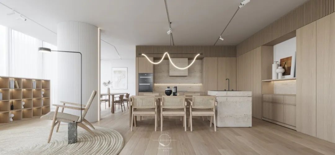 暖阳轻洒,静享阅读时光——深圳深业中城 285 平米现代宜居空间-20