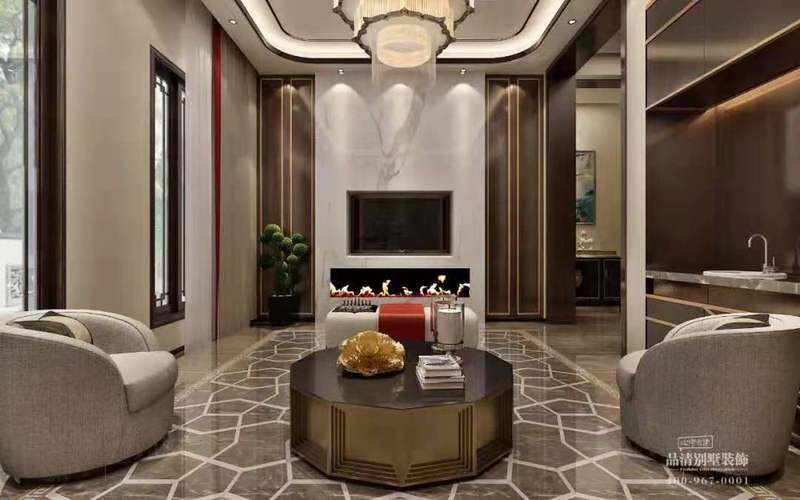 常州1200㎡独栋别墅新中式风格设计 | 融入自然，简约而不失典雅-31