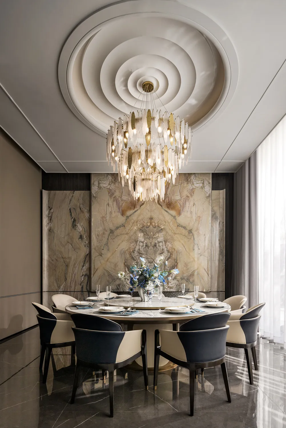 北京招商玺顶奢售楼会所样板间丨中国北京丨集艾,万品设计-31