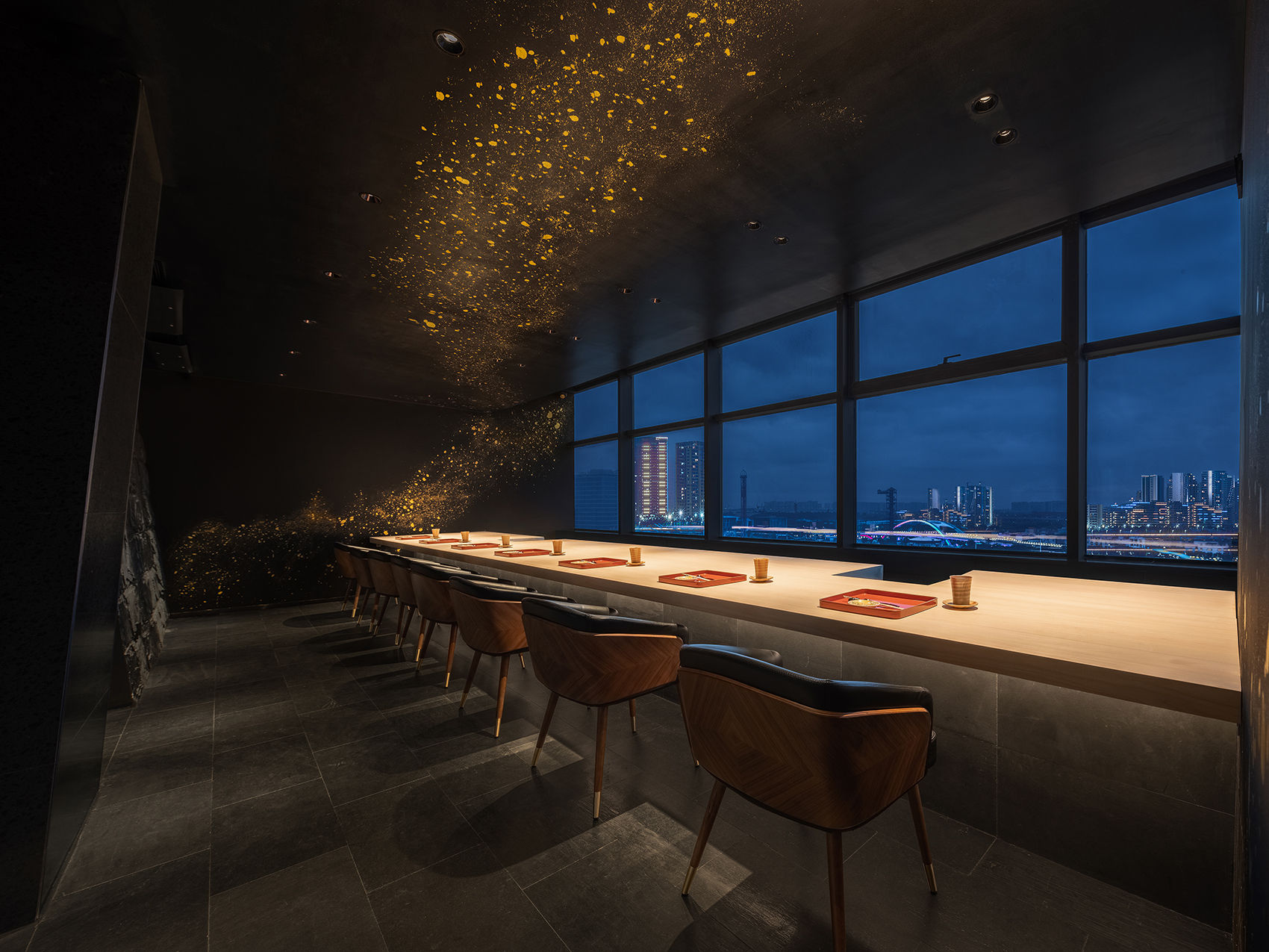 CLOUD ECHO 寿司酒廊丨中国佛山丨堤由匡建筑设计工作室,北京鸣意品牌设计有限公司-21