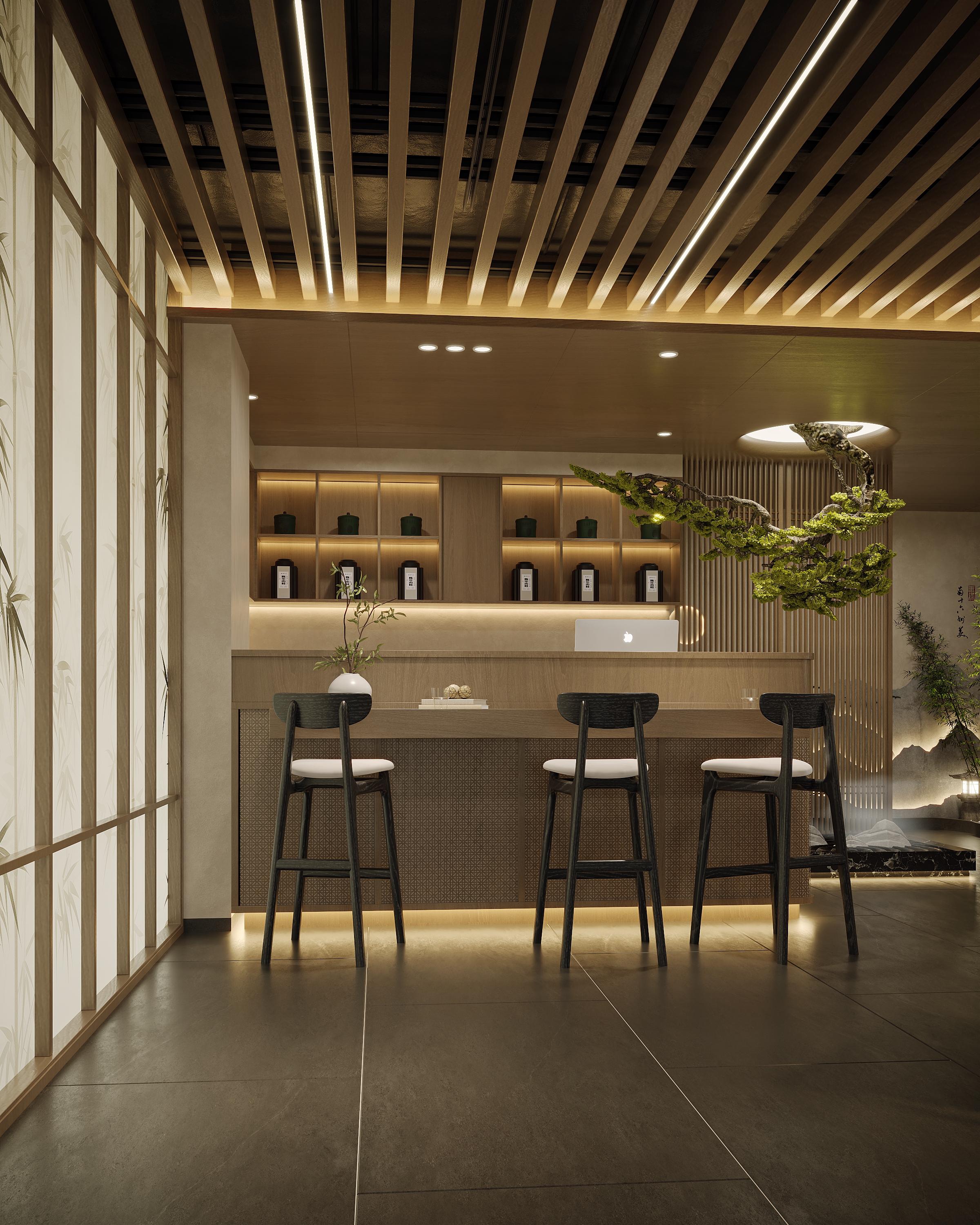 茶楼   杭州白龙马效果图-7