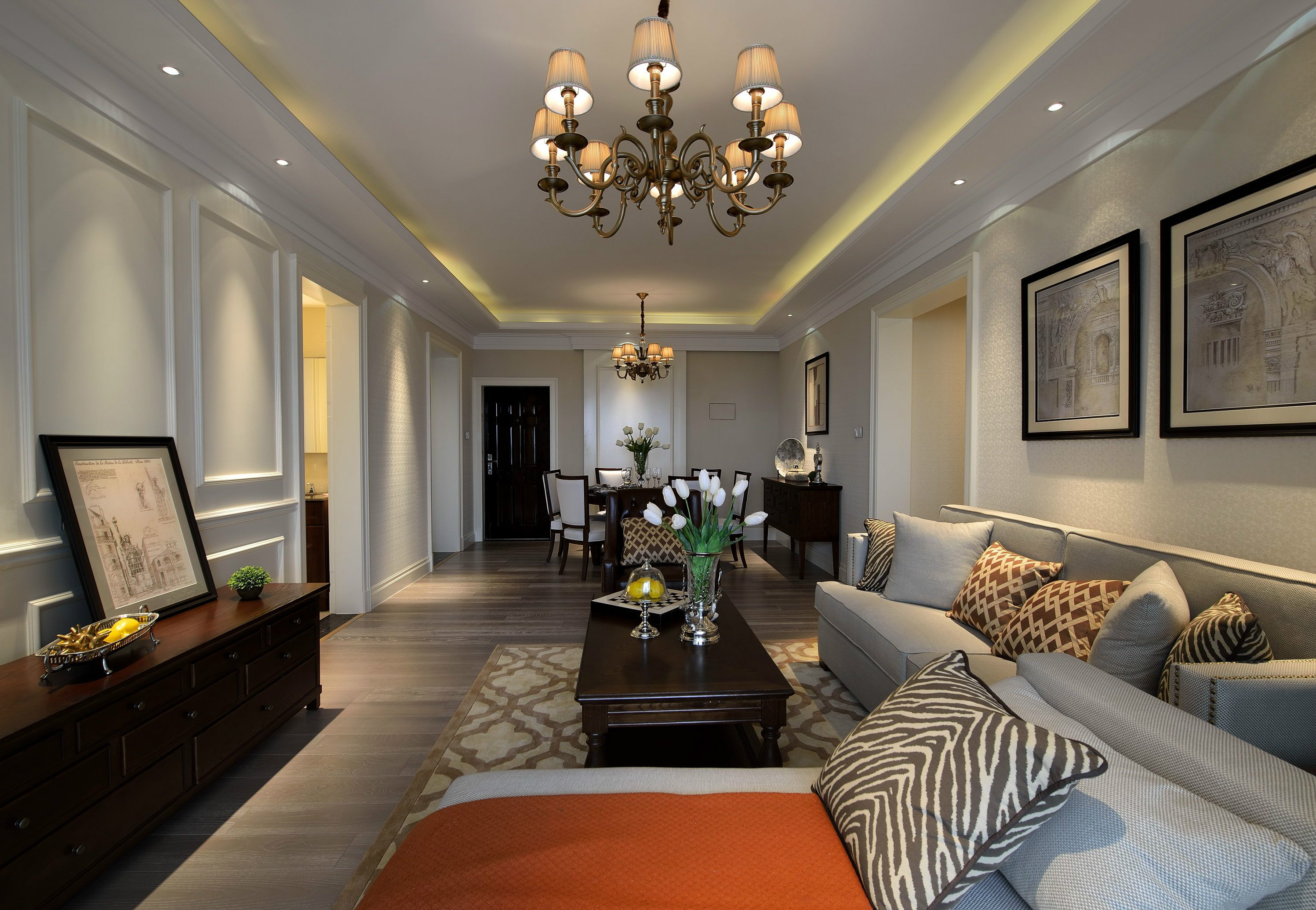 一度空间地产顾问 正荣御品高层样板房A1户型-3