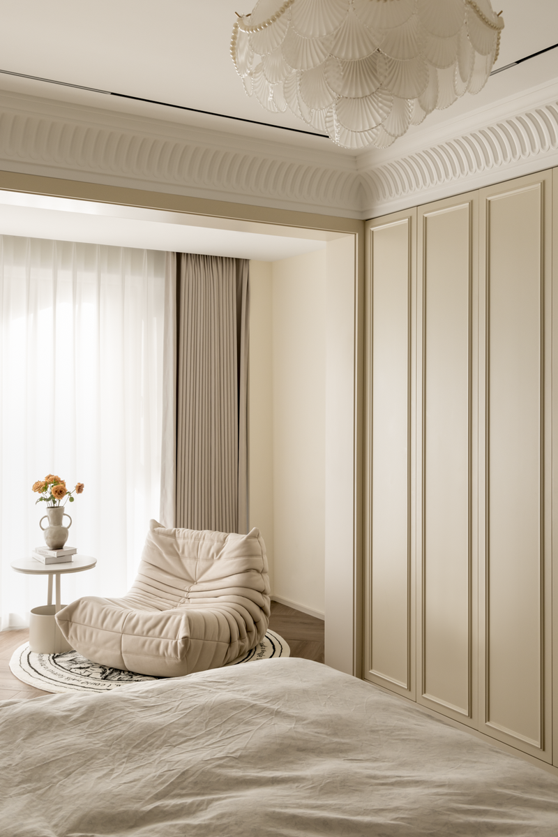 四口之家法式轻奢风雅居设计-12