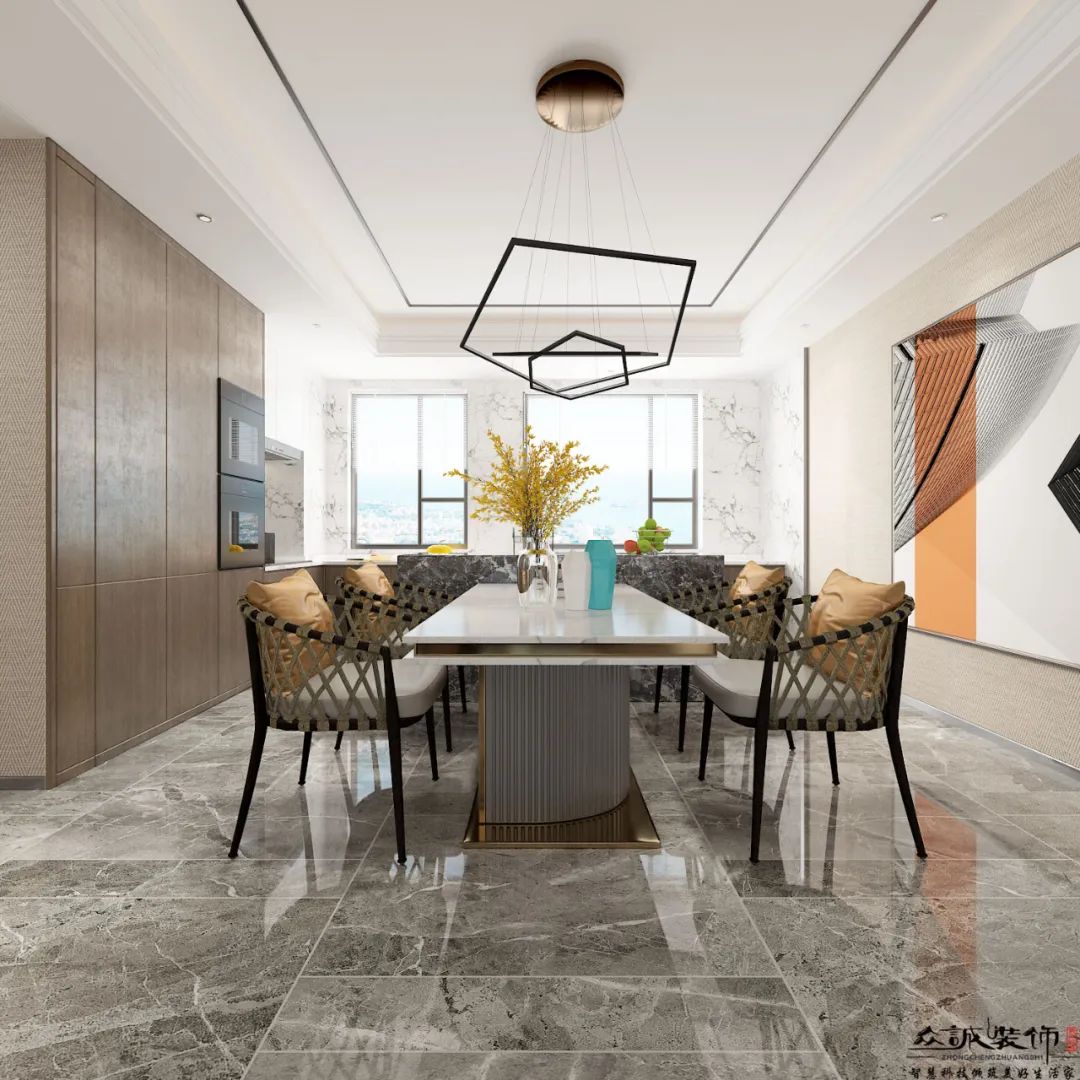 现代简约之居丨中国包头丨众诚装饰-29