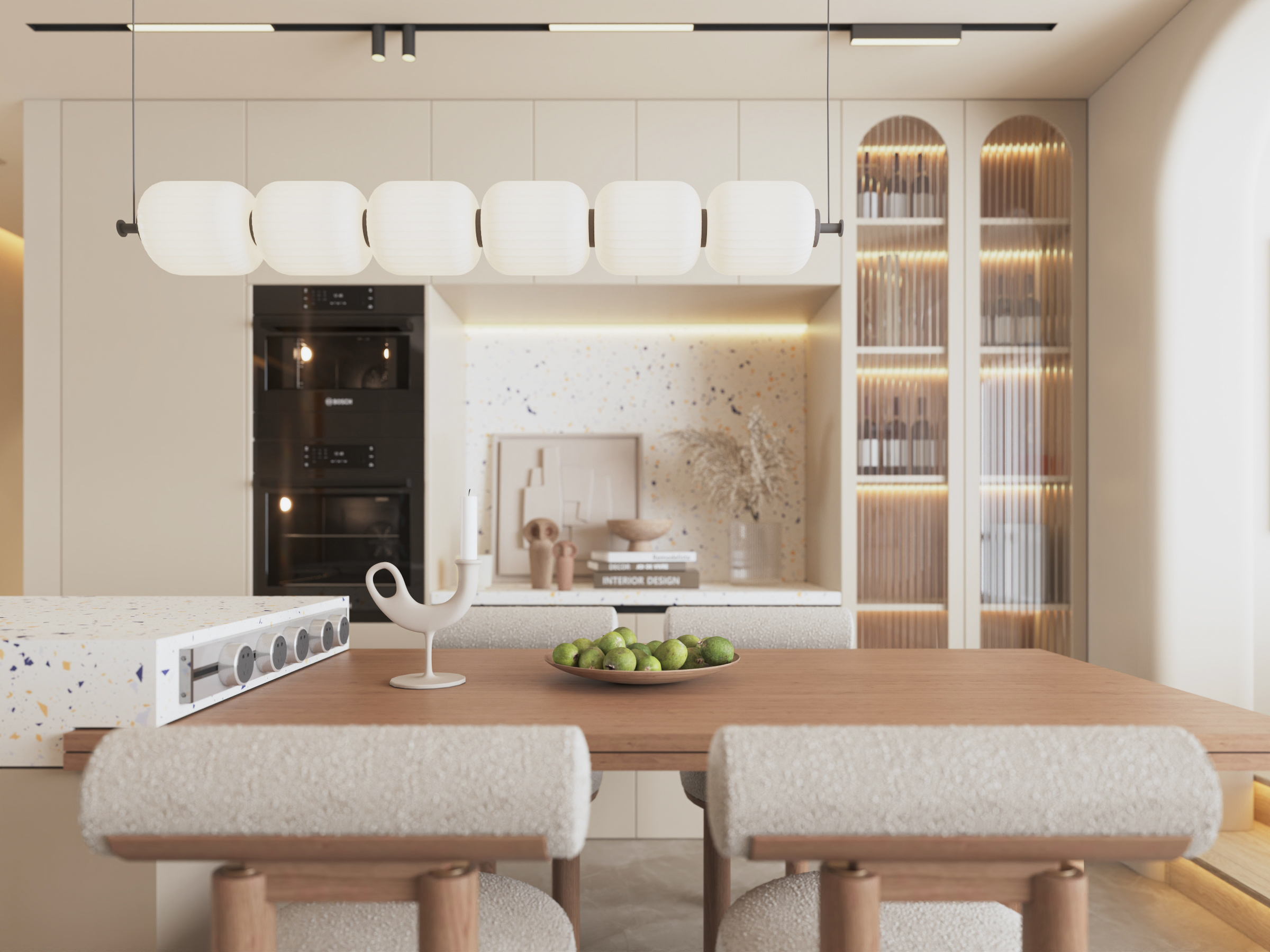 沈阳华发中东首府127㎡侘寂风格样板间设计-4