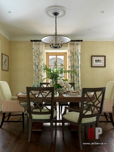 莫斯科郊外美式古典风格带阁楼乡村住宅室内设计丨俄罗斯莫斯科-19