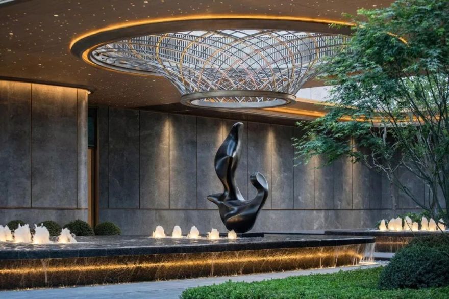 西安招商揽阅展示中心|以光为引,塑未来理想社区-34