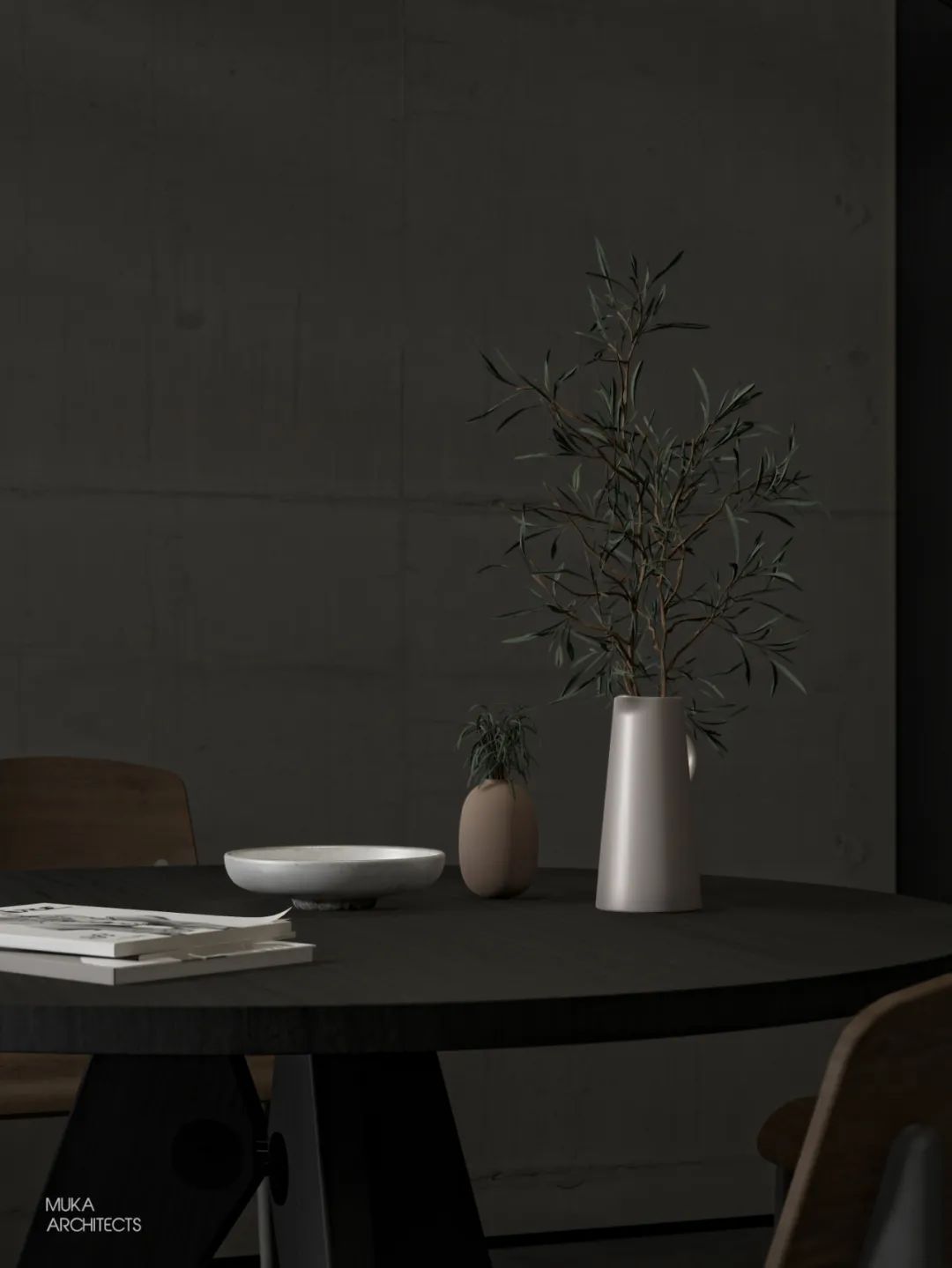 黑 Loft · 摄影师的极简诗意居住空间丨中国河北丨上海木卡建筑设计有限公司-6