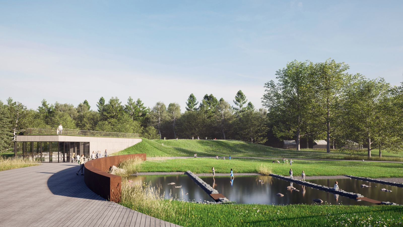 Ruciane  Nida现代游艇码头丨波兰丨Restudio Jacaszek Architekci-27