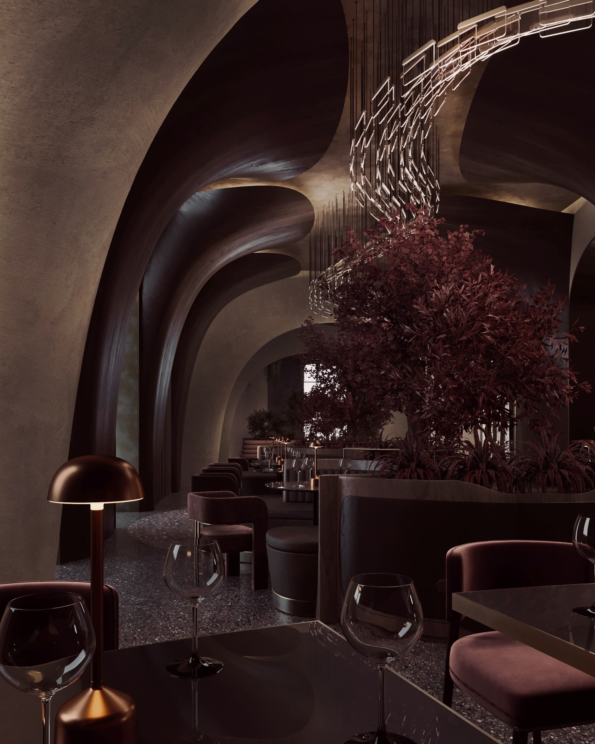 米兰多莫寿司店丨室内设计师Ashley Gadeova,Naos建筑公司-42