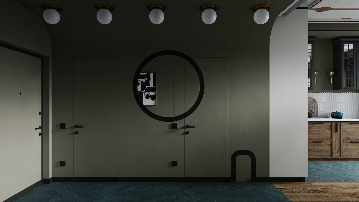 81㎡混搭风公寓设计-1