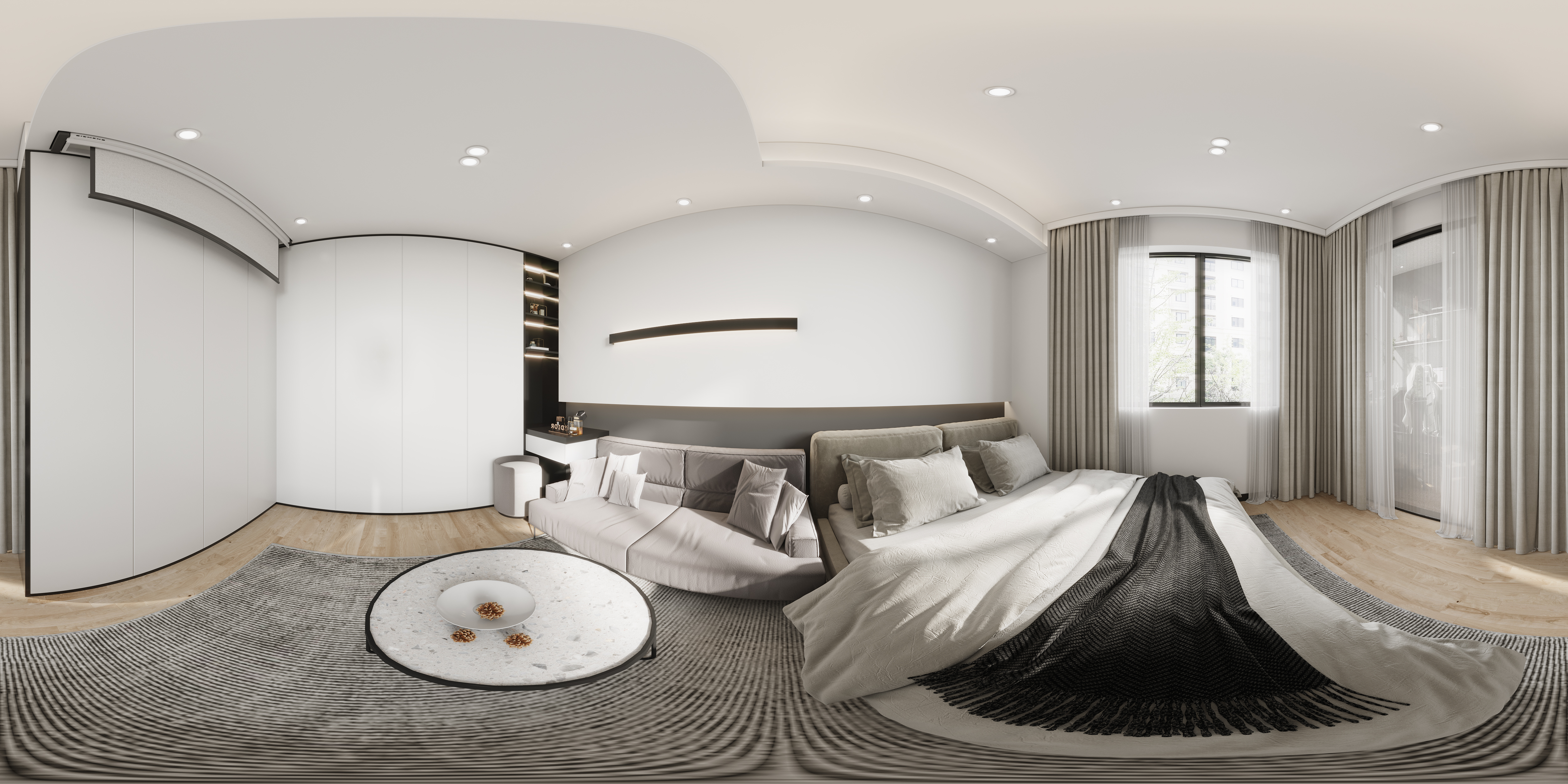 深圳如愿设计：现代简约简洁实用的布置，生活美好舒适-2