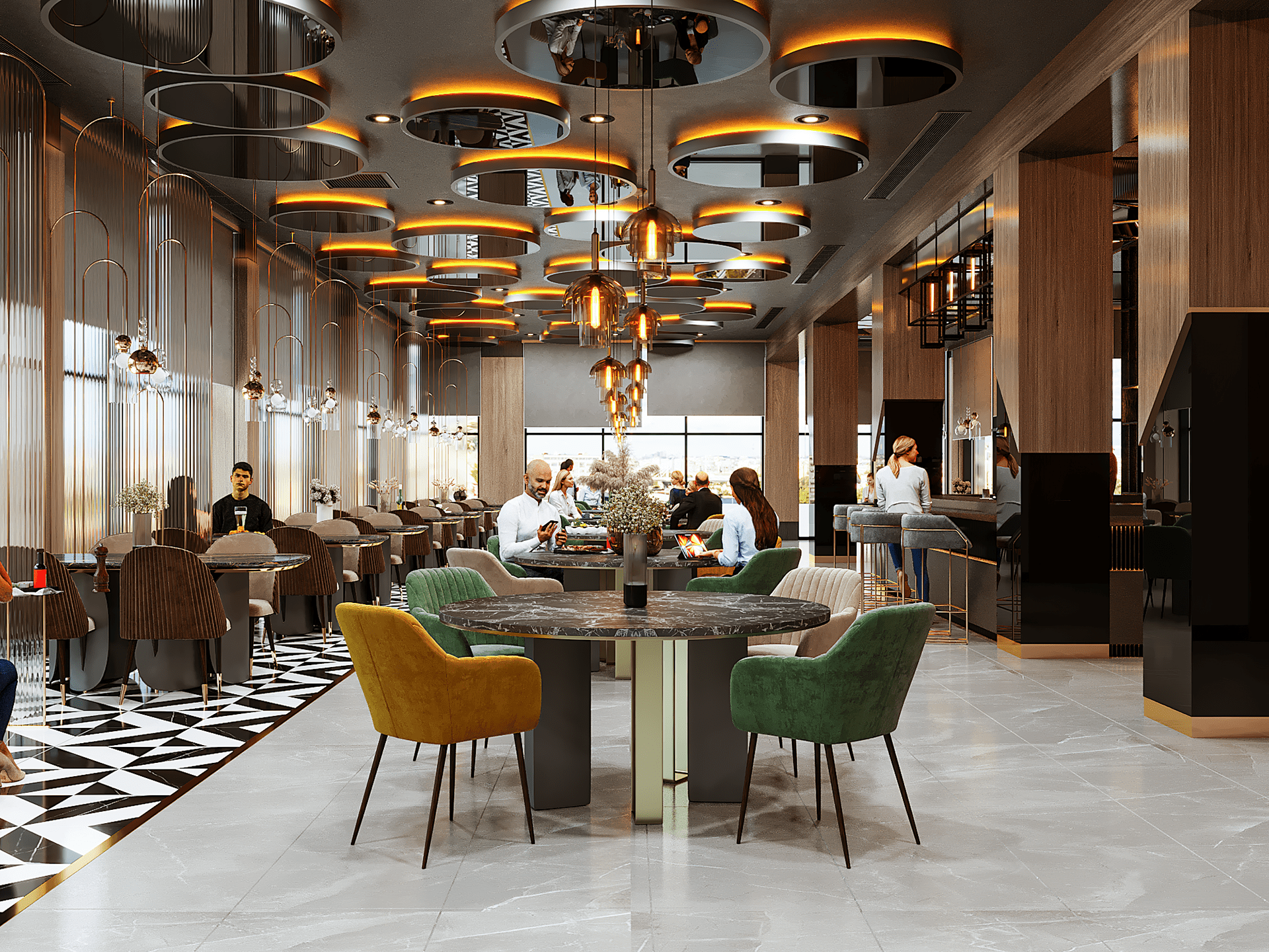 Interior design - Lounge bar-2