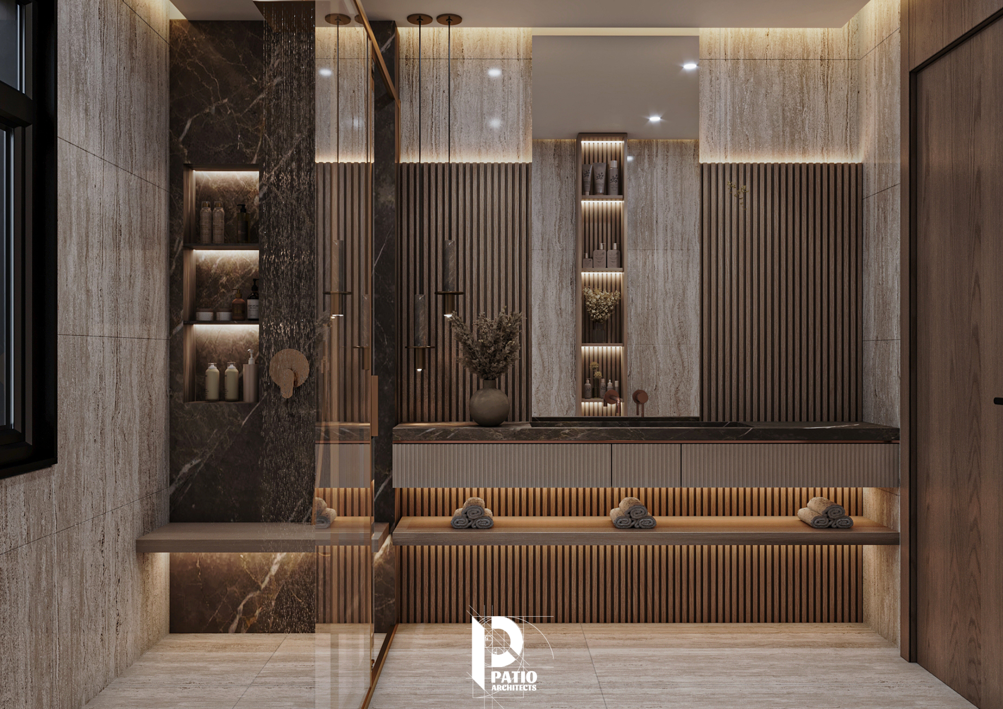 Two Bathrooms Interior Design Concept-11