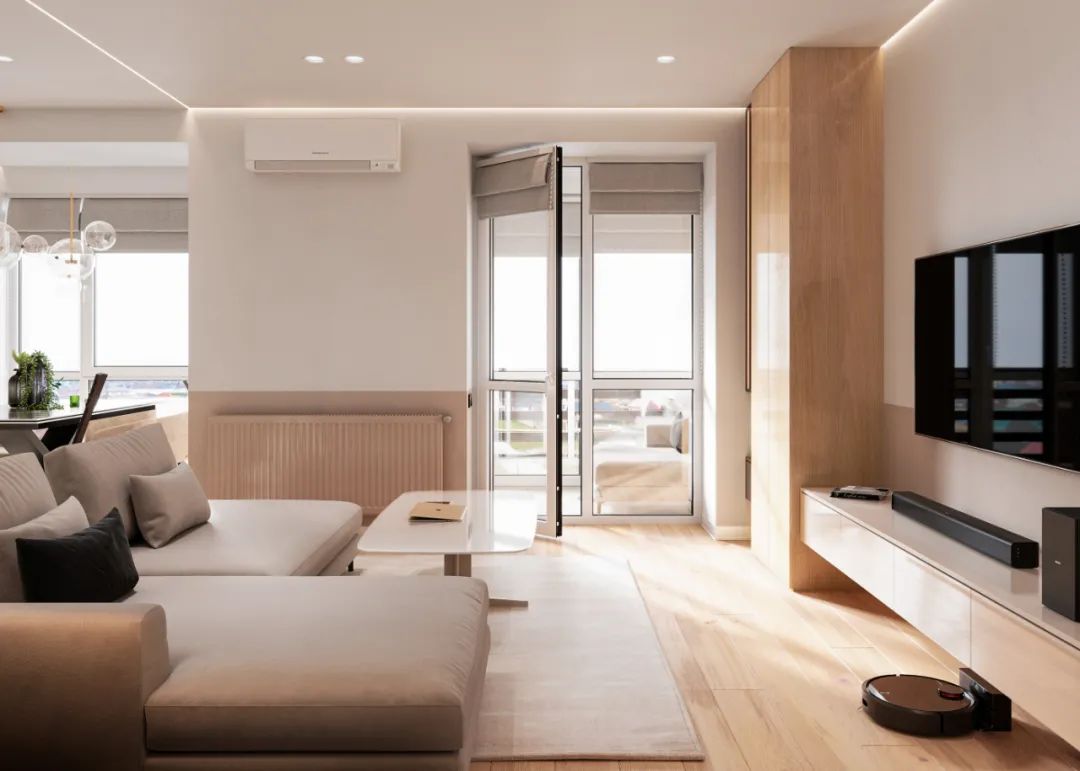 巴塞罗那 95㎡温暖柔和两居室丨西班牙巴塞罗那丨NOVOSAD ARCHITECTS-0