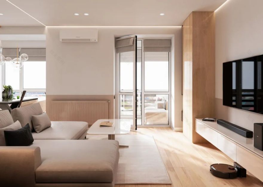 巴塞罗那 95㎡温暖柔和两居室丨西班牙巴塞罗那丨NOVOSAD ARCHITECTS-0