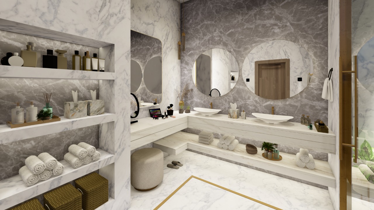 Master Bathroom - 2 options-3