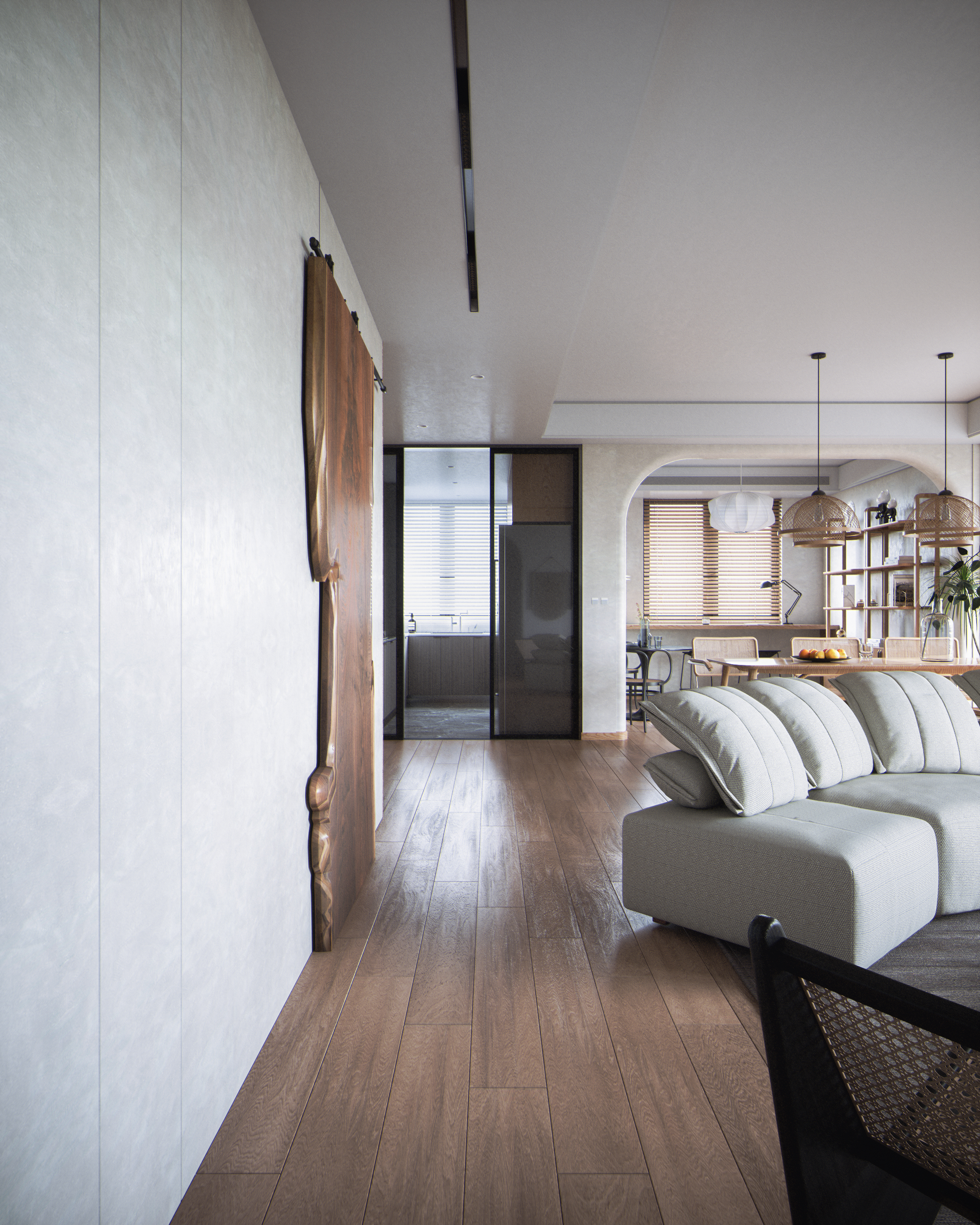 自然疗愈空间 | “木栖”光影艺术之家-1