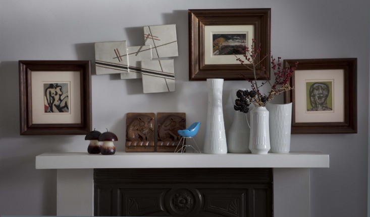 伦敦家庭公寓客厅的家庭办公室设计丨英国伦敦丨凯特·蒙特恩（Kate Moncton）-21