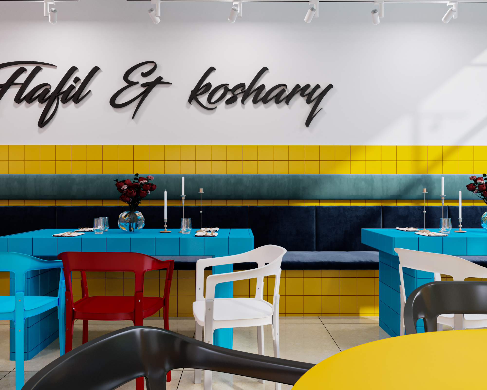 koshari falafel 餐厅设计丨沙特阿拉伯-10