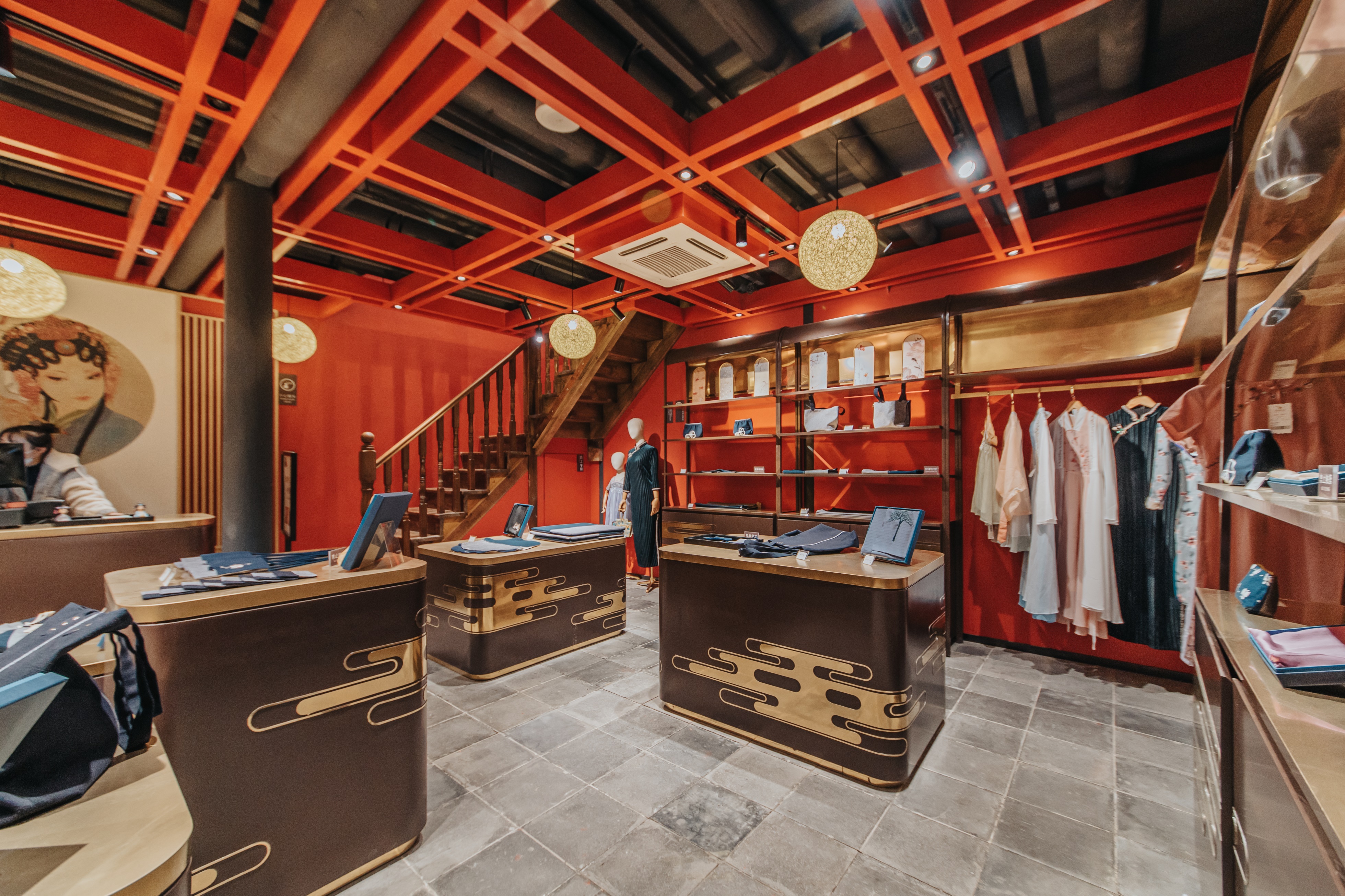 南通张謇故里小镇情景店铺塑造丨中国南通丨夏谷暑雨-31