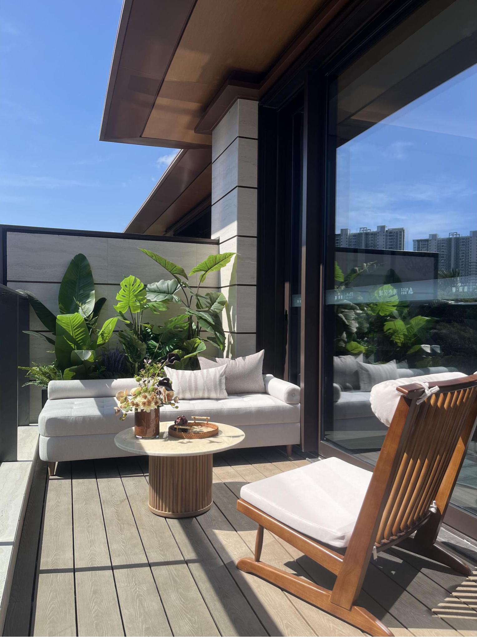 安缦度假风叠拼住宅软装设计-12