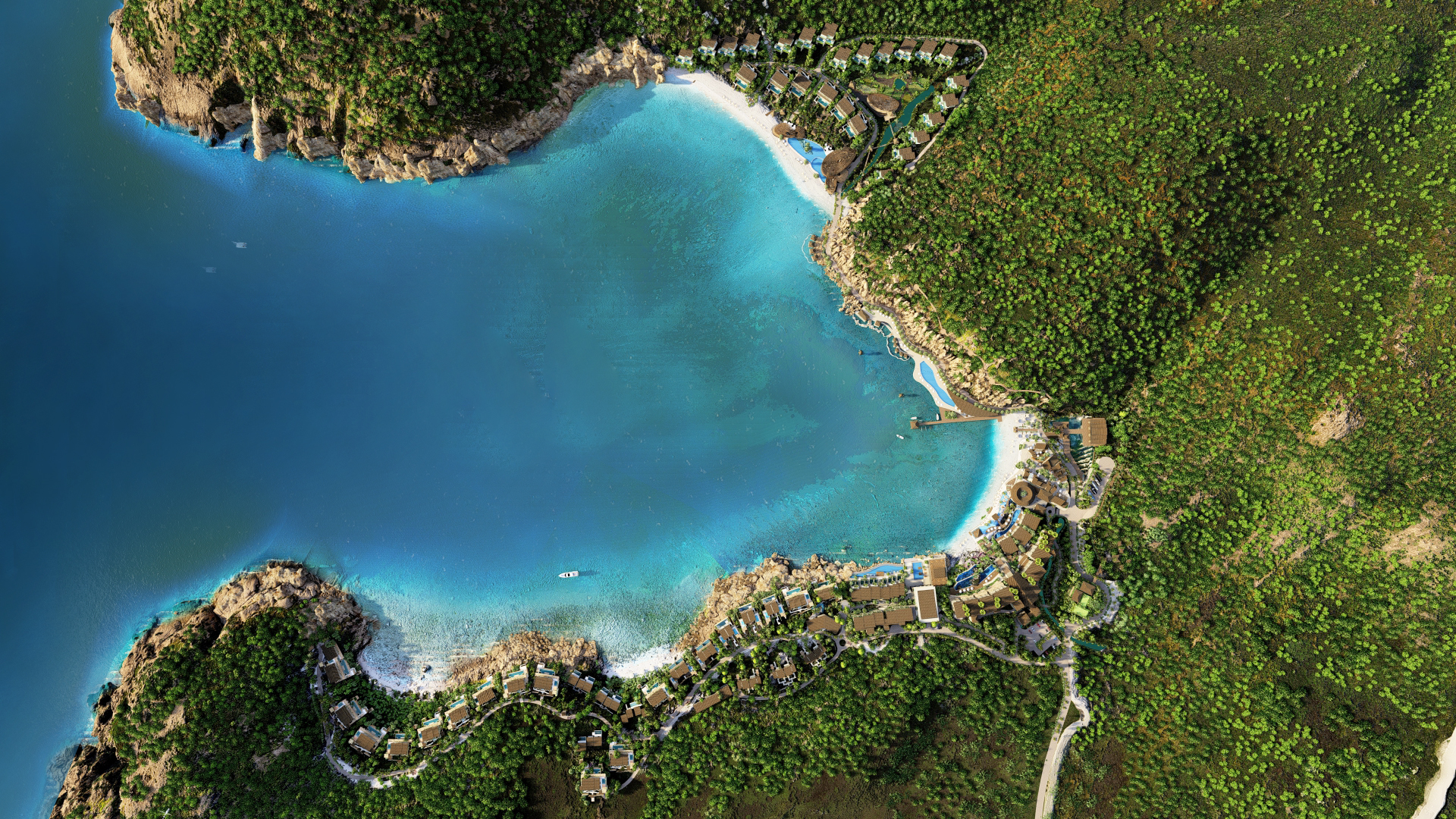 Resort facilities layout in Vietnam-0