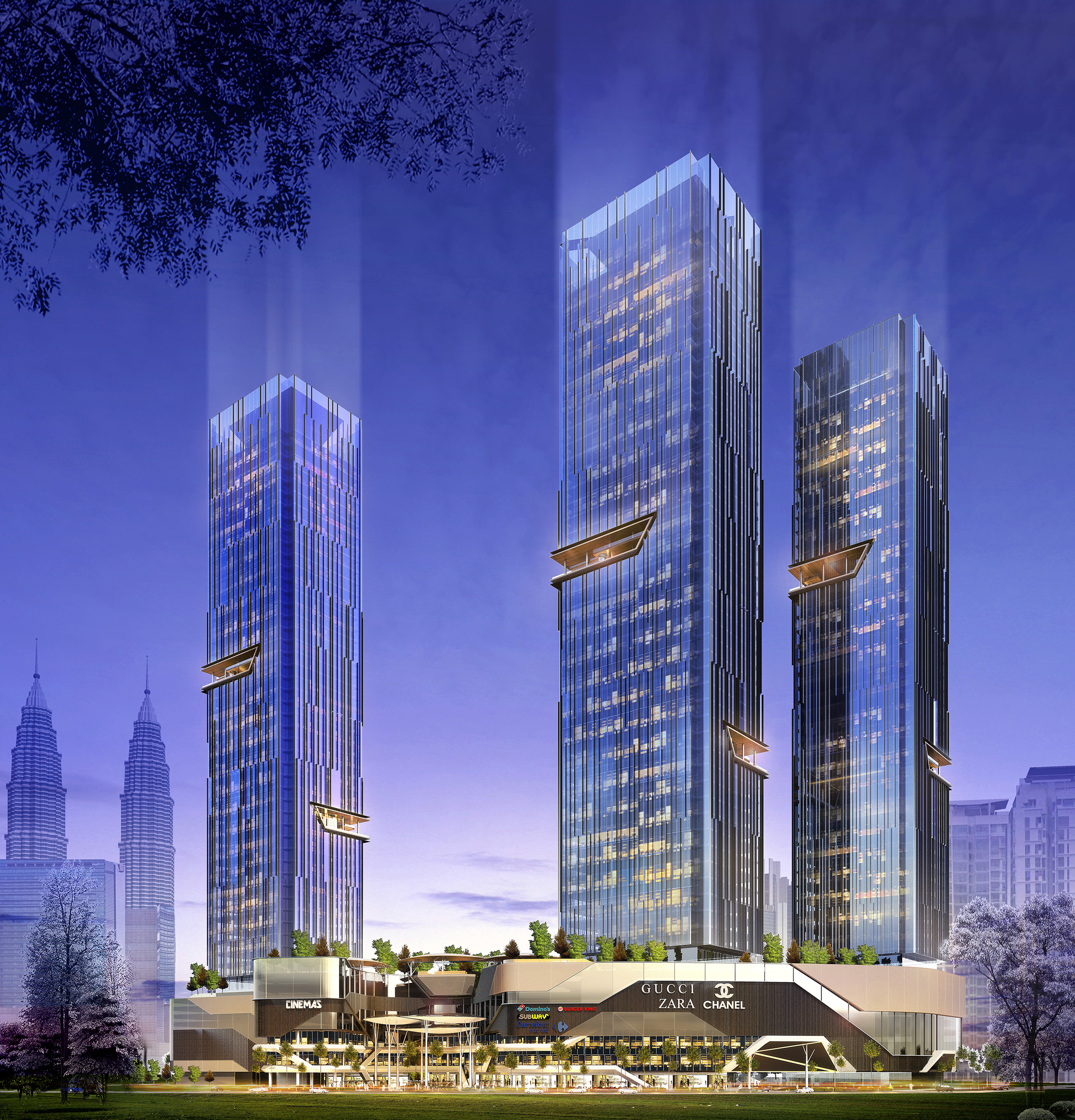 混搭风开发与总体规划 | 多业态综合体设计展示-19