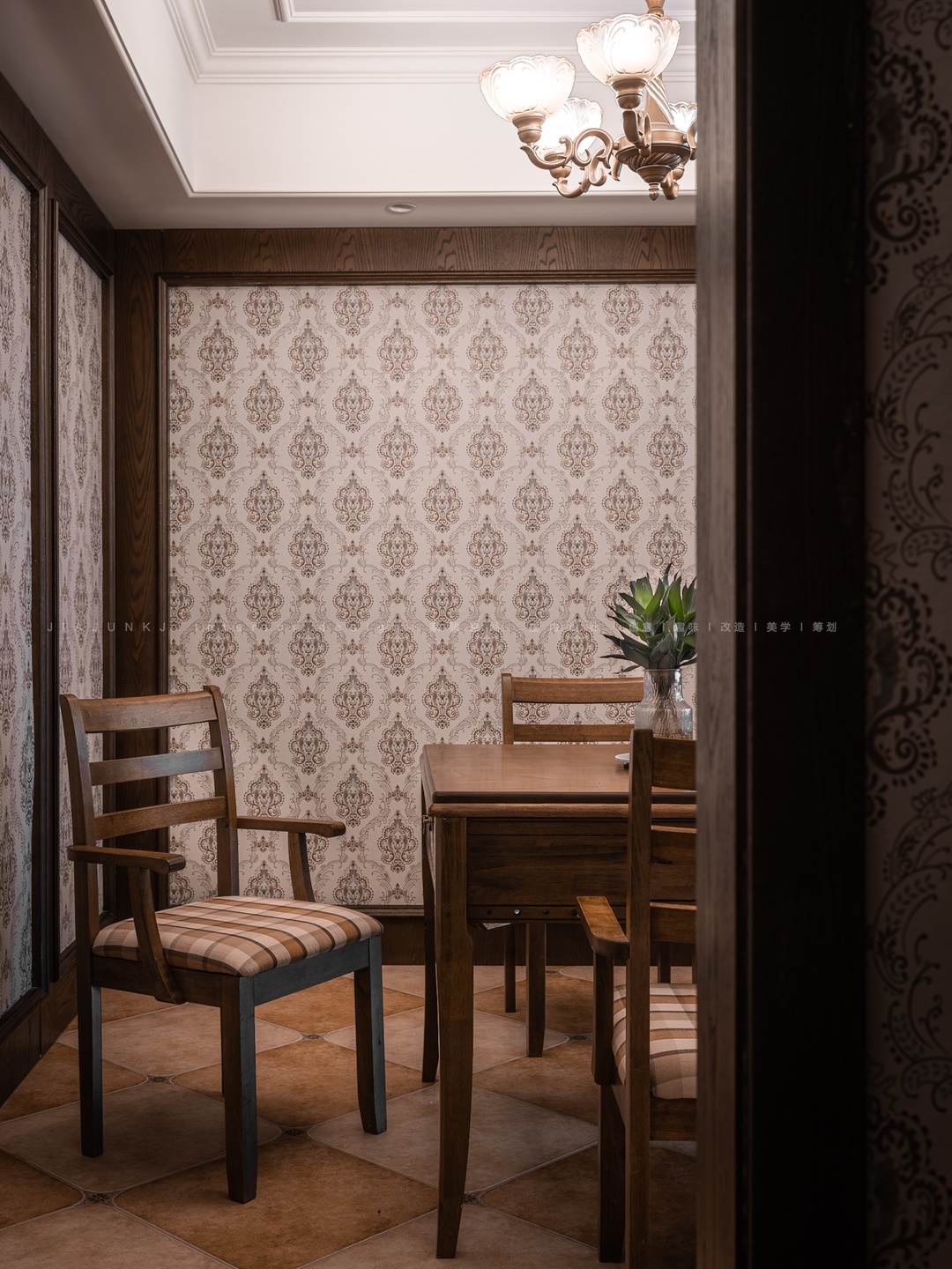 143㎡美式田园复古风设计丨家骏空间设计-12