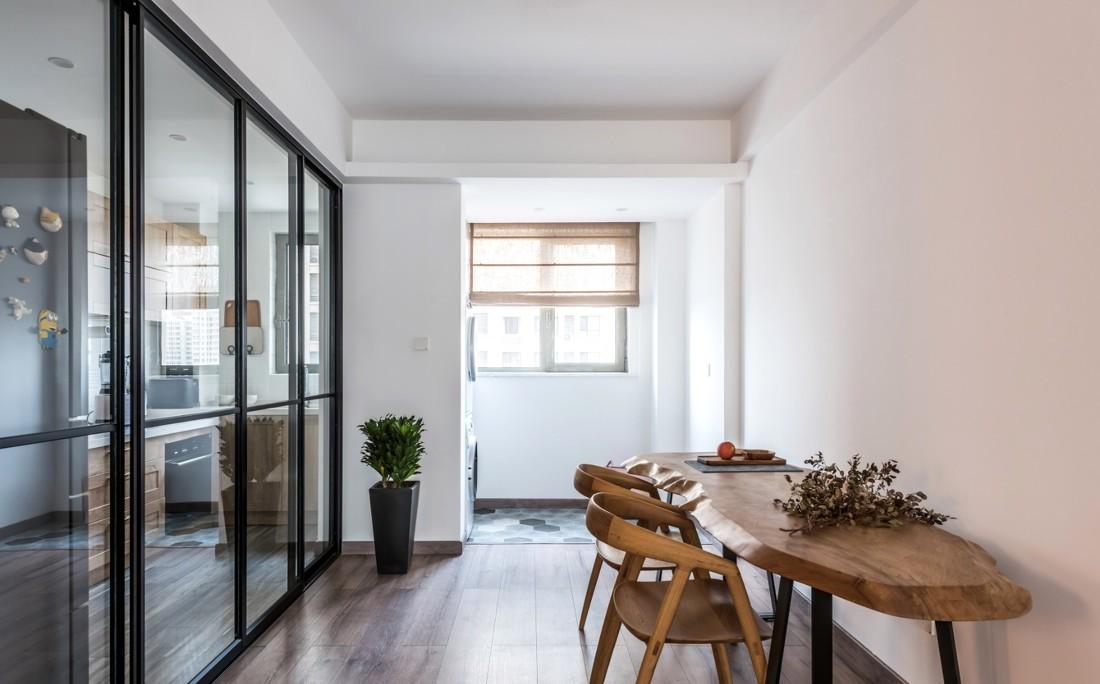 融禾设计丨北欧风格平层单身女性公寓,自然舒适,功能齐全-21