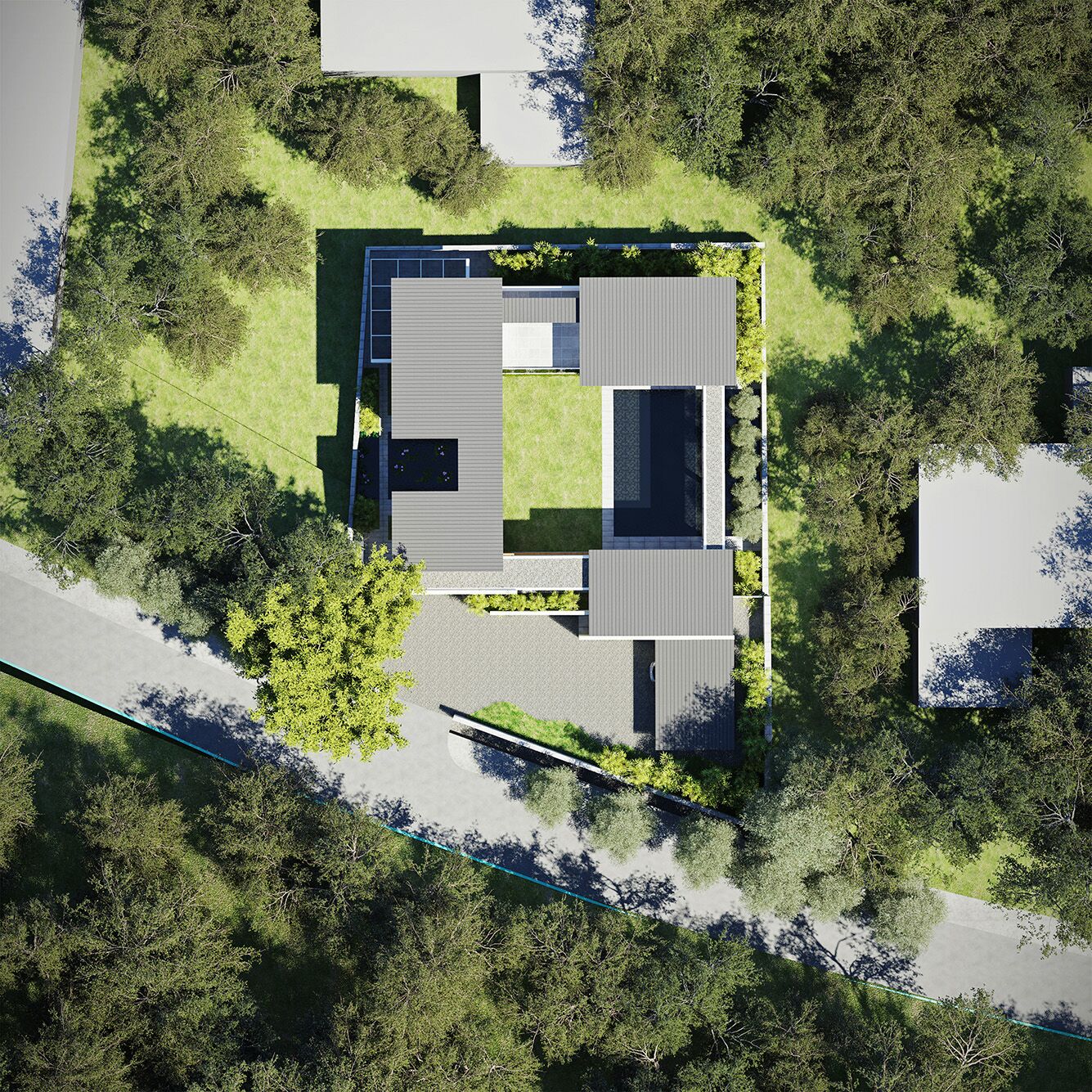 The Courtyard House Brewin Design Office-2