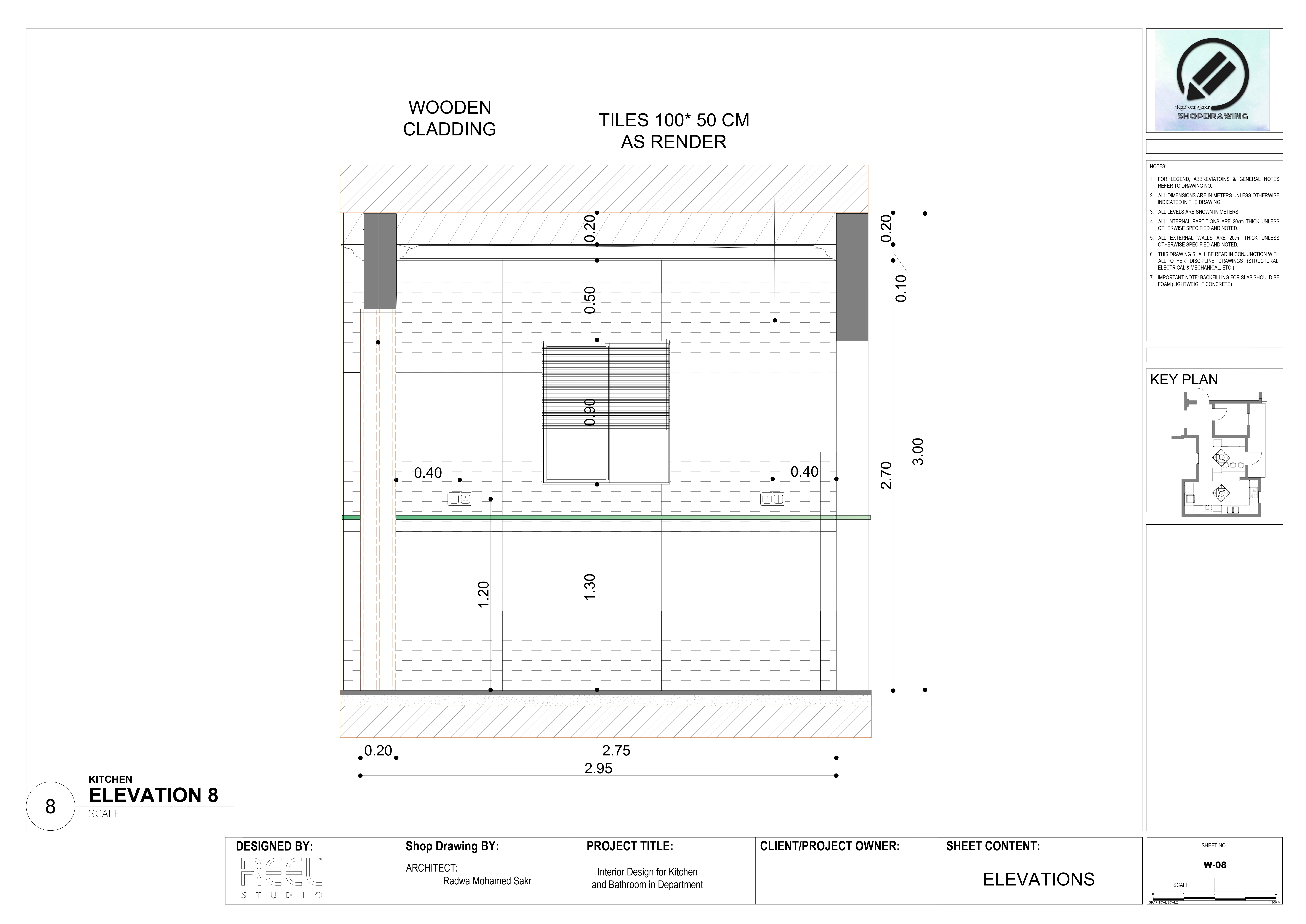 厨房和浴室施工图丨埃及开罗丨Reel Studio-20