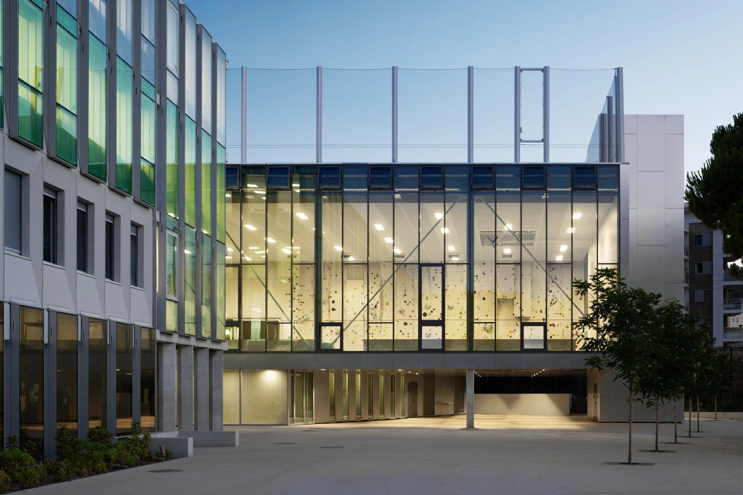 Simone Veil 中学丨法国尼斯丨Comte Vollenweider Architectes-14