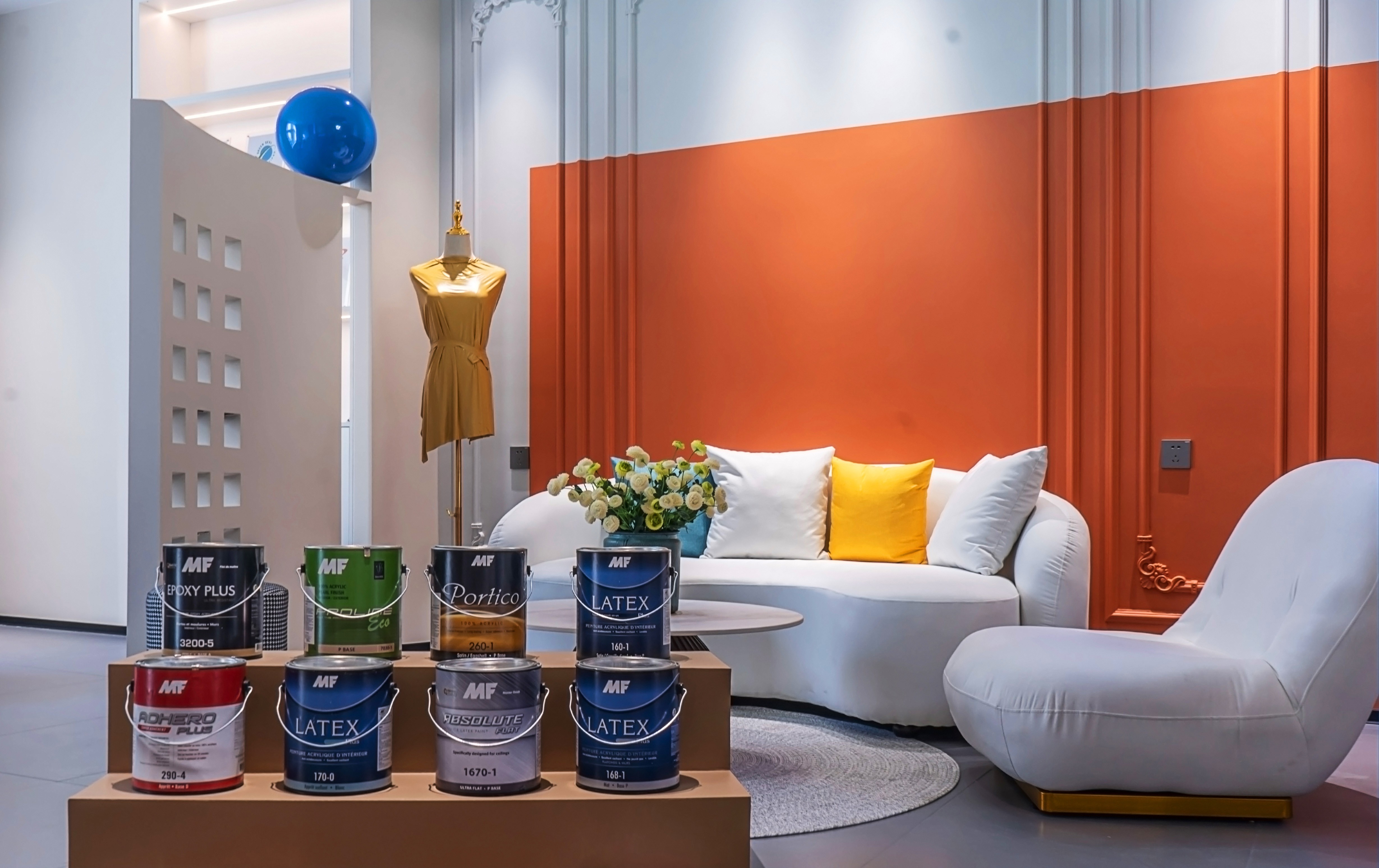 MF 进口涂料展厅丨中国临沂丨一木空间设计-38