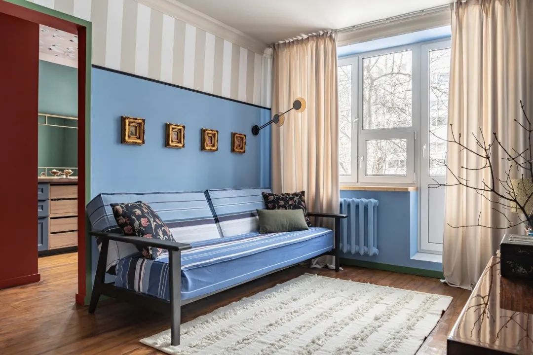 33㎡一居室中性色调艺术空间丨Anna Bereznyak-14