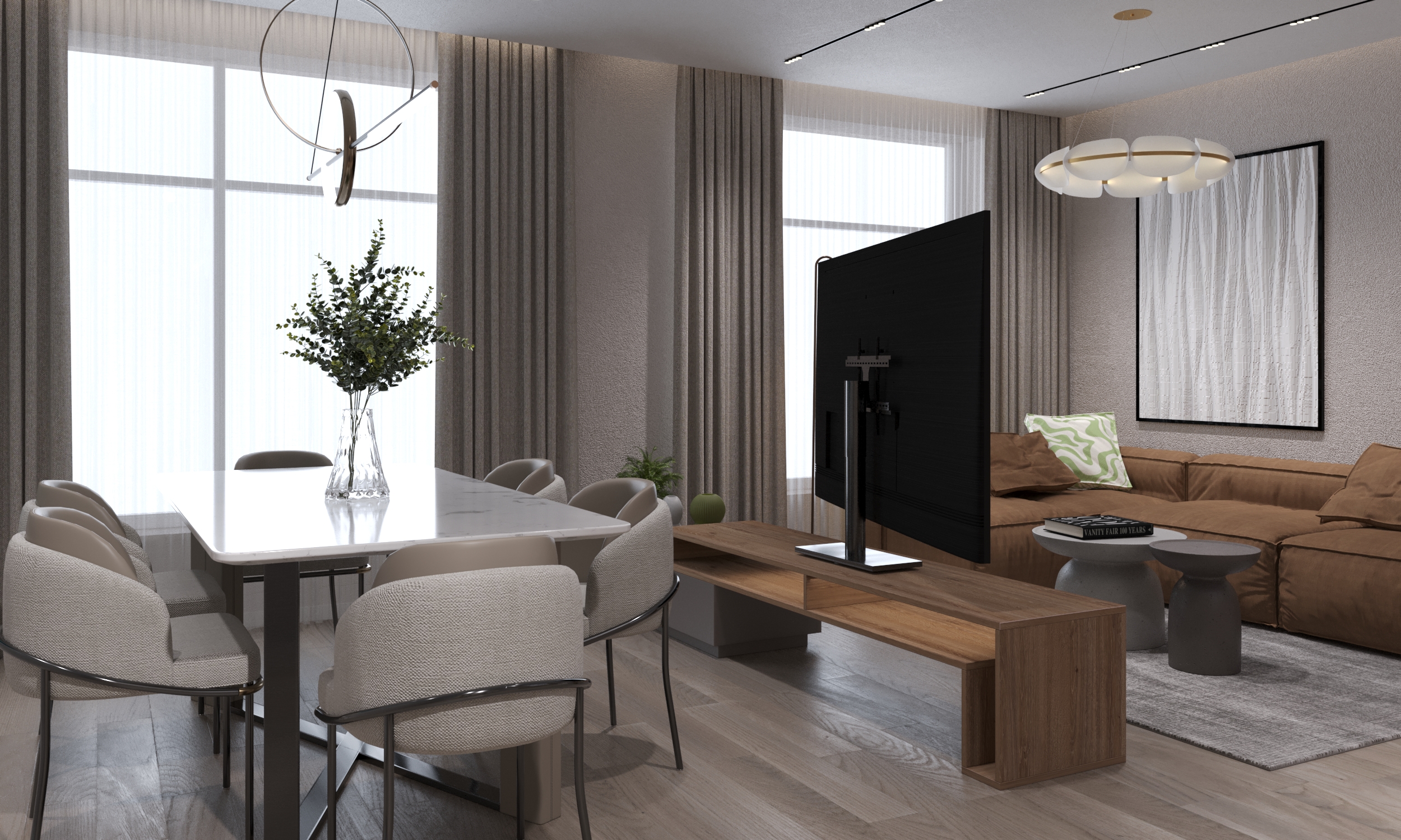 两居室公寓设计丨蒙古丨De.Goo-9